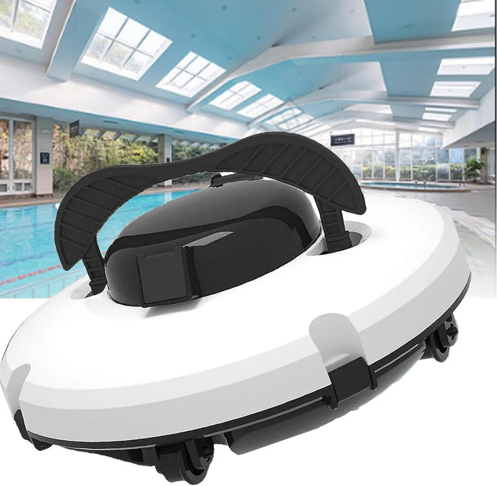 Robot Aspirateur de Piscine Sans Fil IPX8 avec Batterie Rechargeable