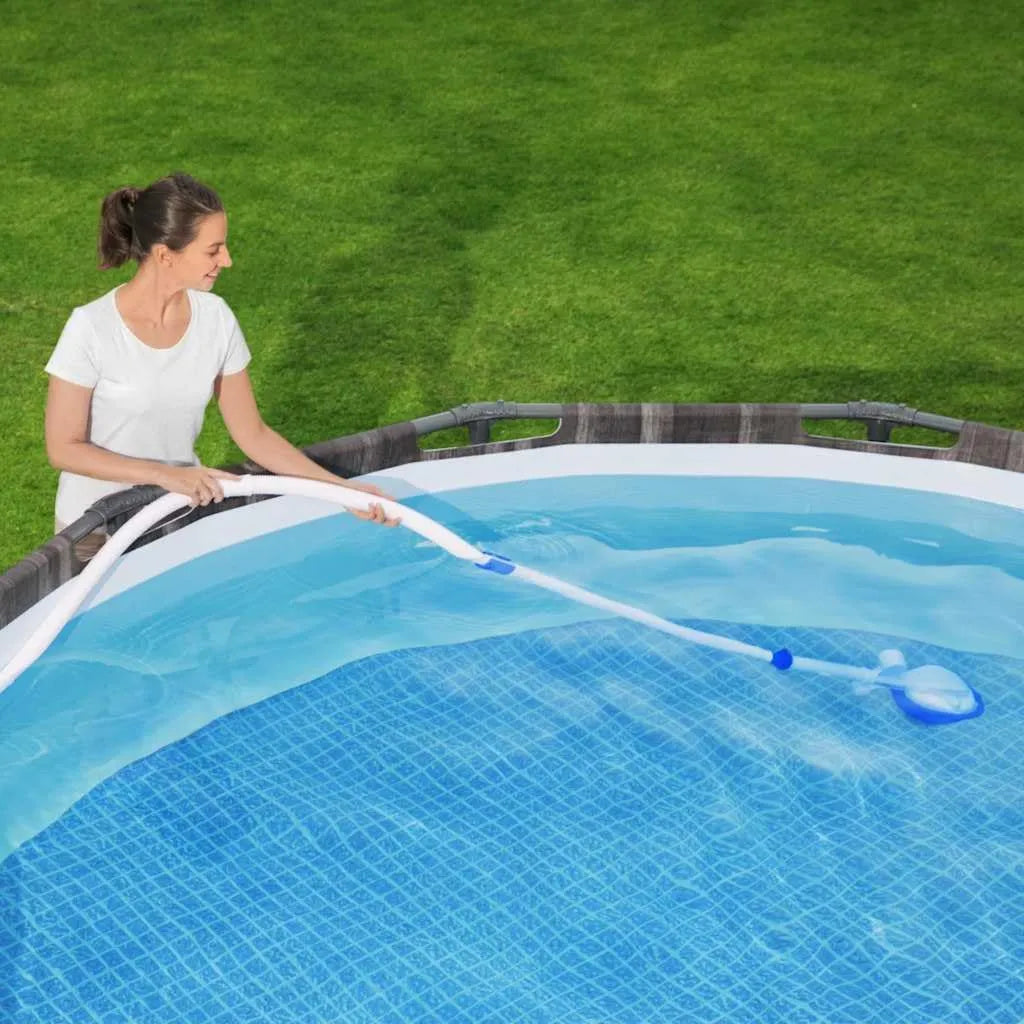Robot de Nettoyage Bestway Flowclear AquaSweeper pour Piscines Hors Sol, avec Pr¨¦filtre et Tuyau de 7,5 m