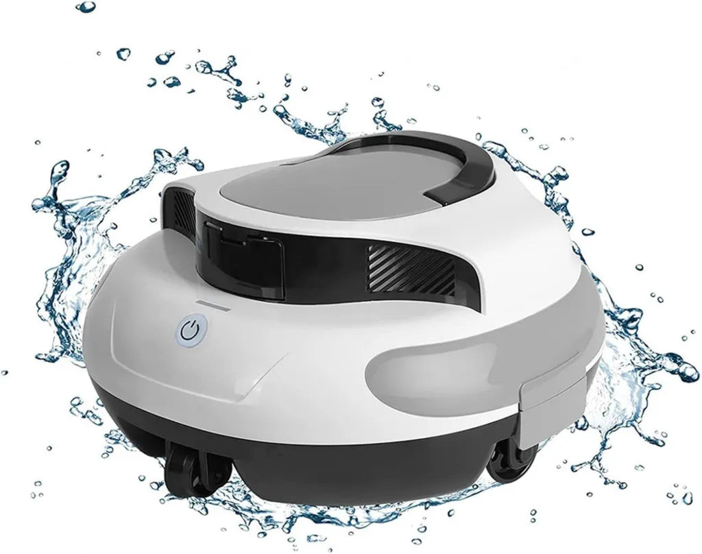 Robot nettoyeur de piscine intelligent, aspiration et raclage 3D, id¨¦al pour piscines jusqu'¨¤ 90 m2