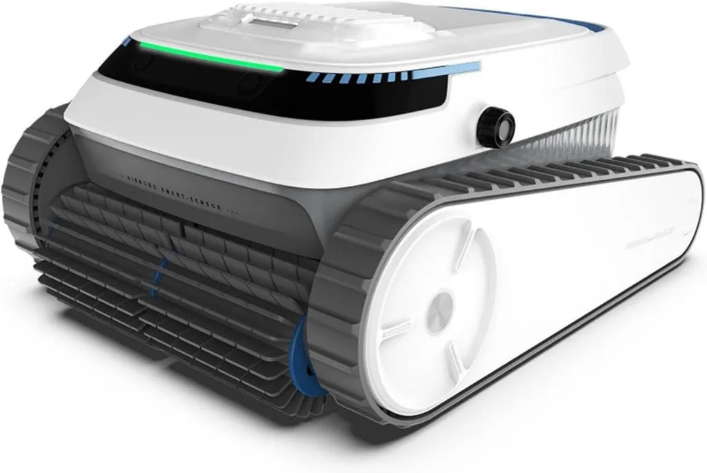 Robot Piscine sans Fil 45000 Pa, Navigation Intelligente, Nettoyage Fond et Parois
