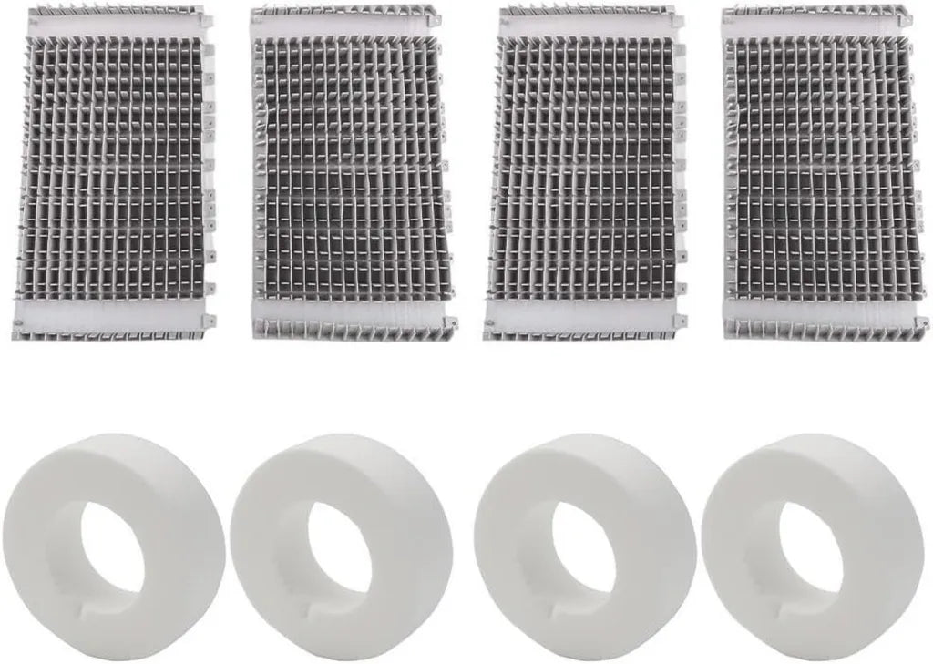 Ensemble de 8 brosses et anneaux pour robots de piscine M200, installation facile, nettoyage optimal