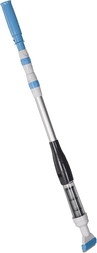Aspirateur Sans Fil pour Piscine et Spa avec Brosse et Manche T¨¦lescopique en 3 Sections - Outsunny