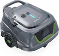 Robot de Piscine Sans Fil WYBOT A1/OS2010 avec Autonomie de 120 Min, Double Filtration et LED, Recharge Rapide 2,5h, 4 Modes pour Piscines Hors-Sol, Vert Sauge