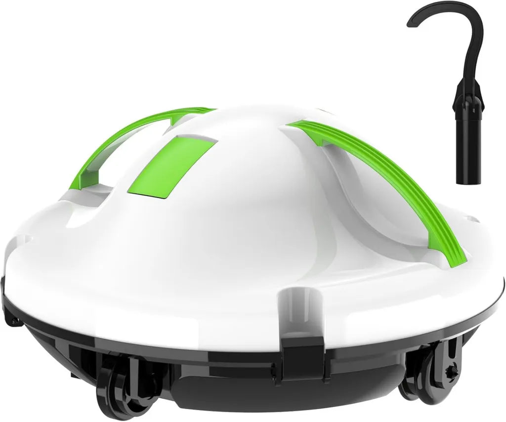 Robot aspirateur de piscine sans fil 2026, autonomie 120 min, nettoyage auto pour piscines jusqu'¨¤ 1000 m2