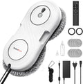 Robot De Nettoyage de Vitres Robofun, Ultra-Fin 63 mm, Moteur Puissant, D¨¦tection Intelligente, 3 Modes, Compatible Toutes Fen¨ºtres