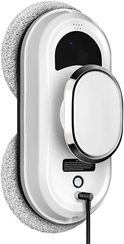 Robot Nettoyeur de Vitres V3CLEAN - Aspiration 5.6kPa, Syst¨¨me de Navigation Intelligente, Lingettes Microfibres, T¨¦l¨¦commande et S¨¦curit¨¦