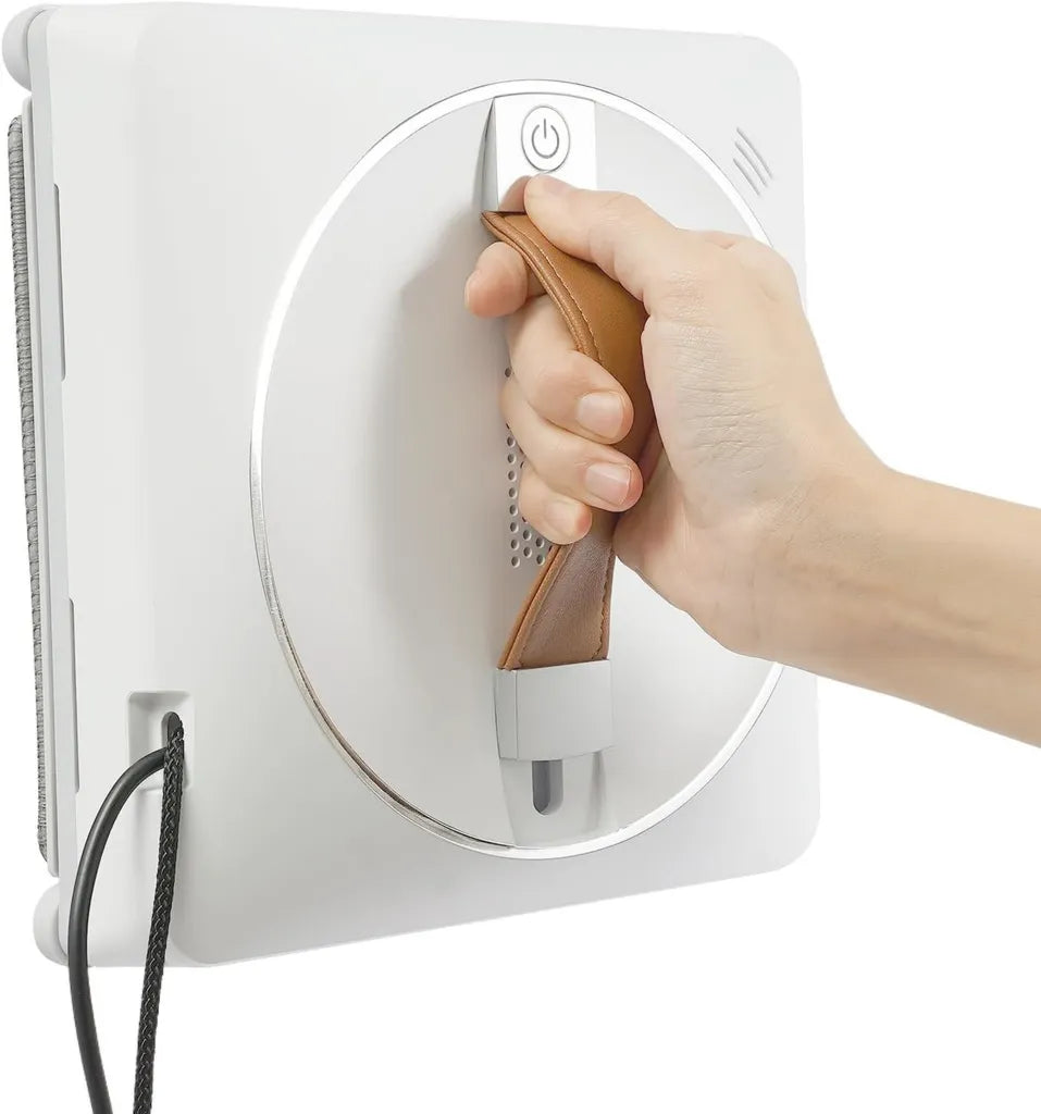 Nettoyeur de Vitres Intelligent avec T¨¦l¨¦commande, 2500 PA, Id¨¦al pour Verre Plat et Fen¨ºtres Sans Cadre