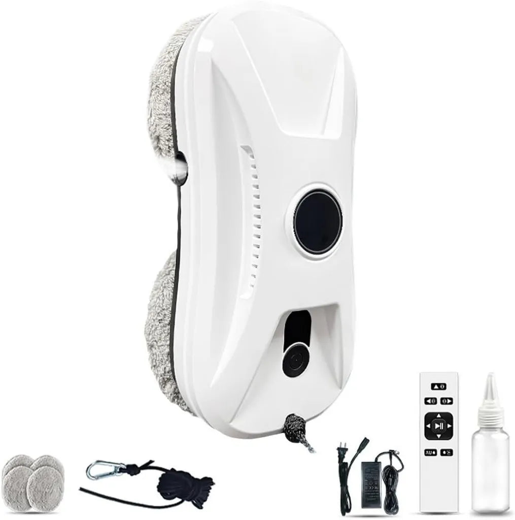 Robot lave-vitres automatique ultra-fin 2700Pa avec t¨¦l¨¦commande et pulv¨¦risation double