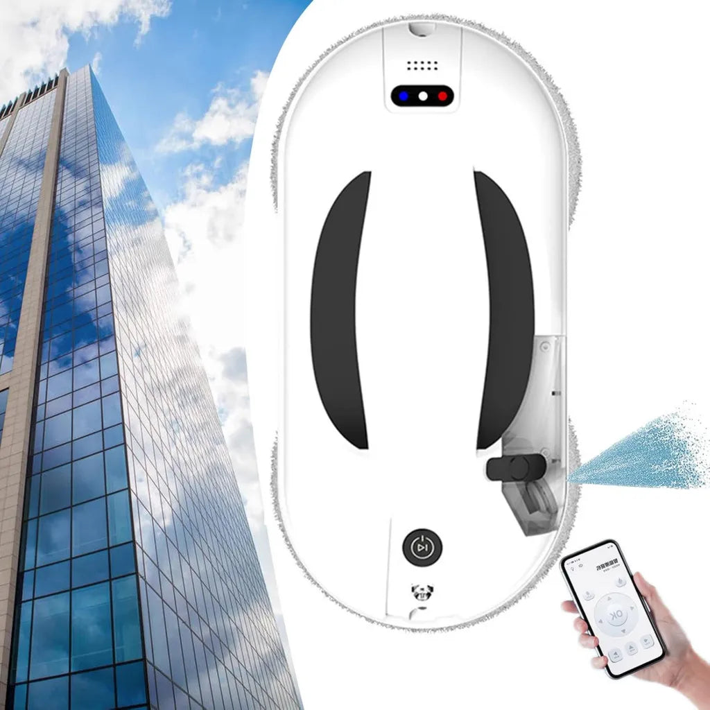 Robot lave-vitres automatique avec contr?le par application et t¨¦l¨¦commande