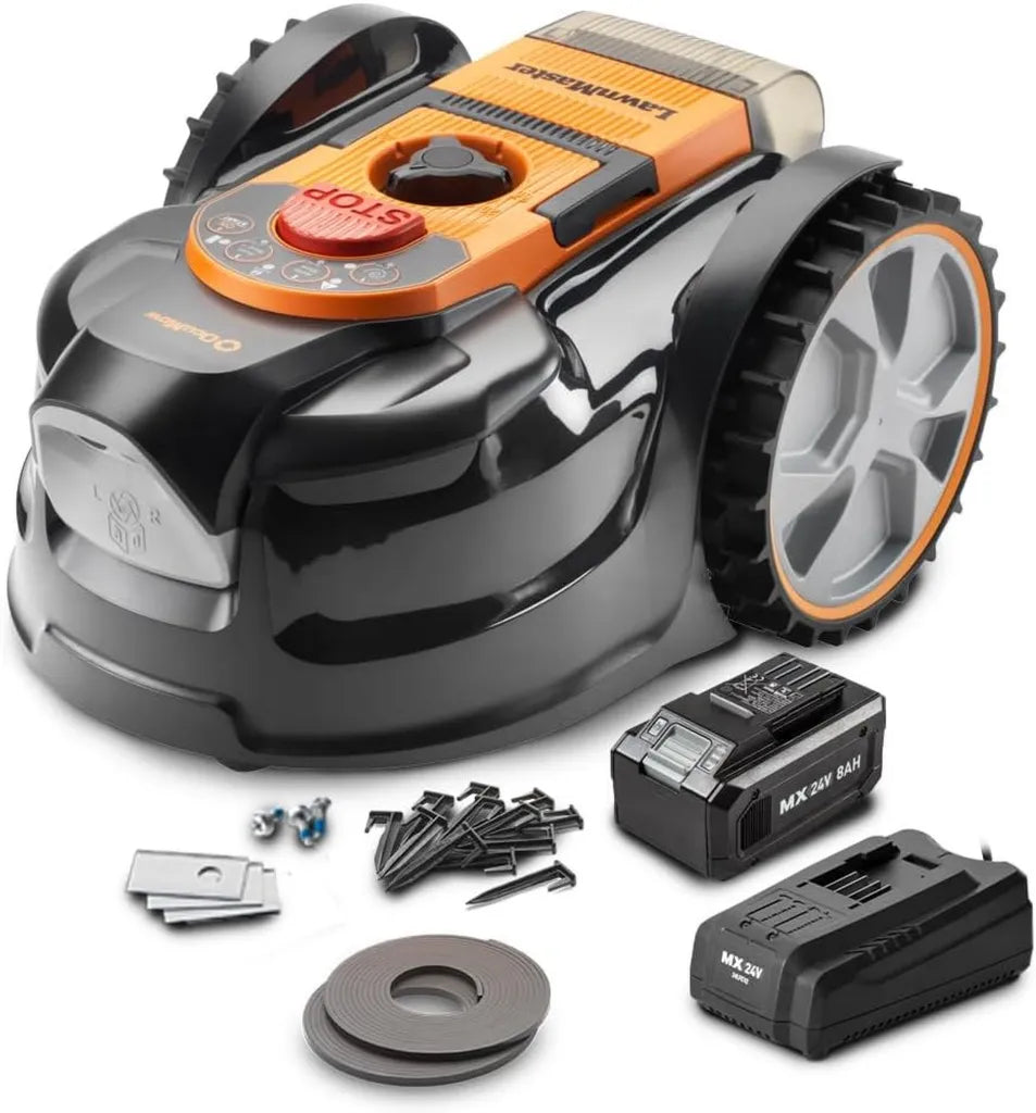 Tondeuse Robot Autonome 24V - Cam¨¦ras HDR, Sans Fil, D¨¦limitation Intelligente