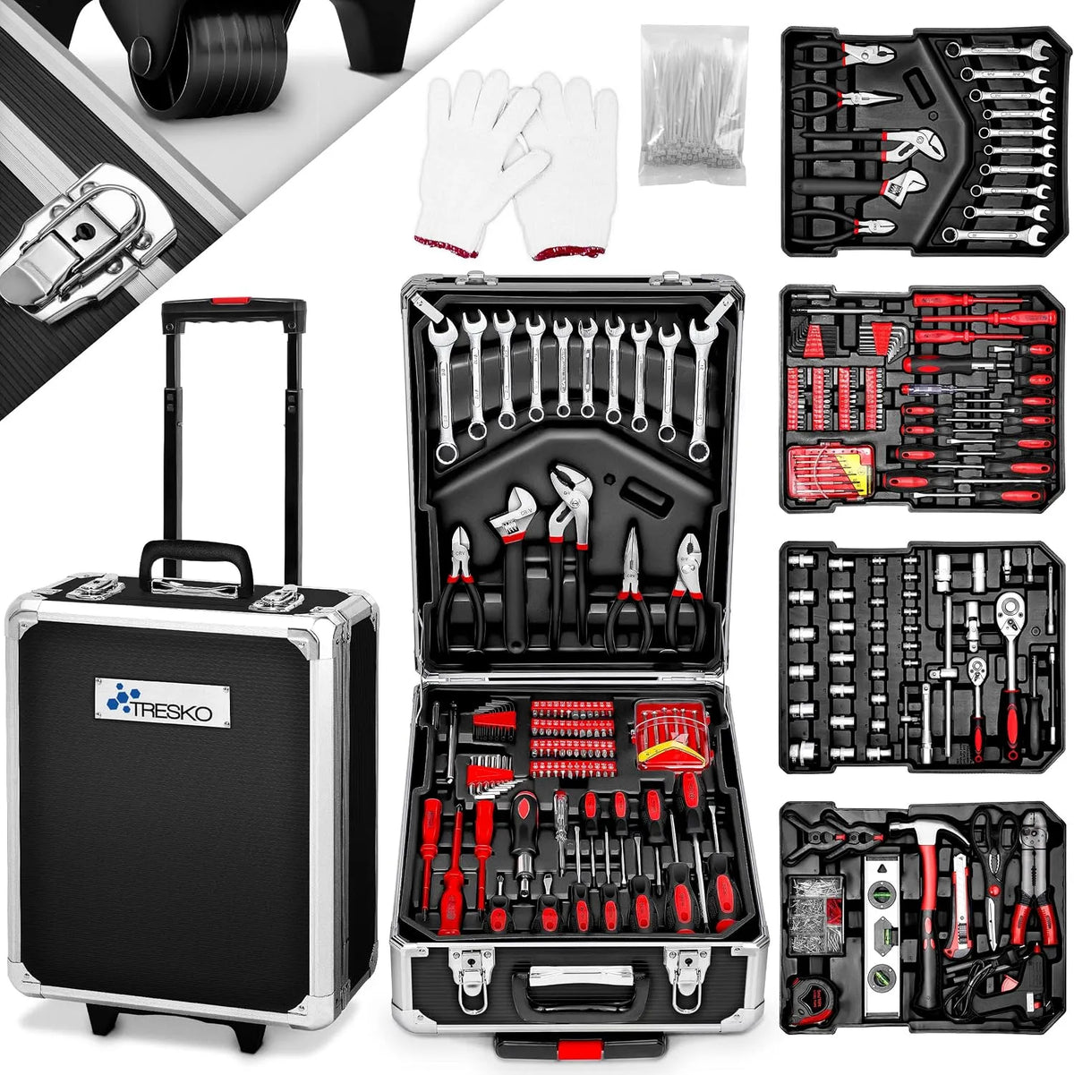 Boite ¨¤ Outils 1400 pi¨¨ces en Chrome Vanadium