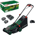 Bosch ROTAK18V2-38 Tondeuse ¨¤ gazon pour une coupe r¨¦guli¨¨re lors de l'entretien du jardin
