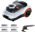 Segway Navimow i208 Robot Tondeuse avec LiDAR, 800 m2, Inclinaison 45%, Garage Inclus, Cartographie Sans Fil