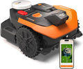WORX WR305E Tondeuse ¨¤ gazon, sans fil, commande via application, 500 m, pour l'entretien automobile