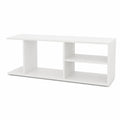 Meuble TV en MDF Blanc avec Étagères 120x40x45 cm