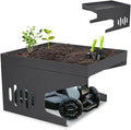 Abri pour Robot Tondeuse en Acier Inoxydable - 70x60x43 cm - Protection Solaires et Pluie - R¨¦sistant Intemp¨¦ries - Couleur Anthracite