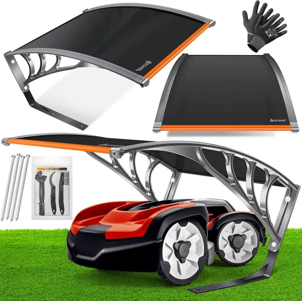 Abri KESSER? pour Tondeuse Robot, Toit R¨¦sistant aux Intemp¨¦ries avec Accessoires