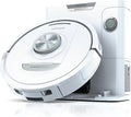 Aspirateur Robot Shark PowerDetect avec Station de Vidange Automatique 60 Jours ¨C Pour Moquettes, Sols Durs et Poils d¡¯Animaux ¨C Navigation LiDAR 3D ¨C Contr?le Wi-Fi via Application ¨C Filtre Anti-Odeurs, 2 Brossettes Incluses ¨C Couleur Blanche