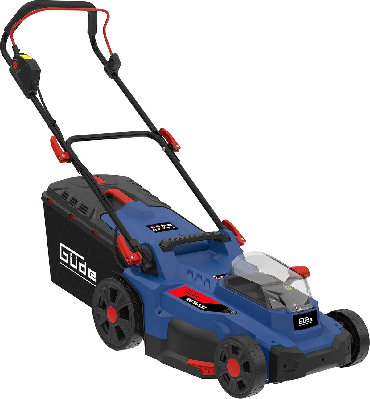 G¨¹de RM 36 Tondeuse ¨¤ gazon, sans fil, moteur sans balais, 6 Niveau ¡Á, 370 mm, 36 V, 35 l