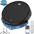 Aspirateur Robot 2-en-1 avec Fonction de Lavage, Puissance 5500Pa, Compatible WiFi et Alexa, Charge Automatique, Id¨¦al pour Poils et Poussi¨¨re