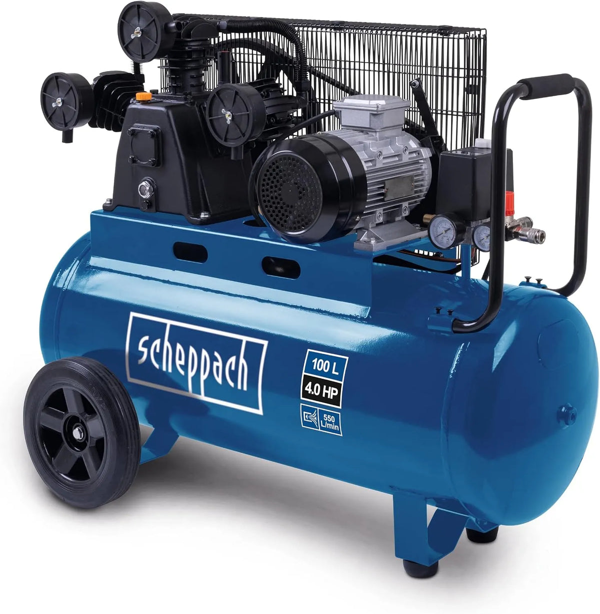 Scheppach HC550TC Compresseur pour alimenter les outils pneumatiques et r¨¦aliser divers travaux d'atelier d'air