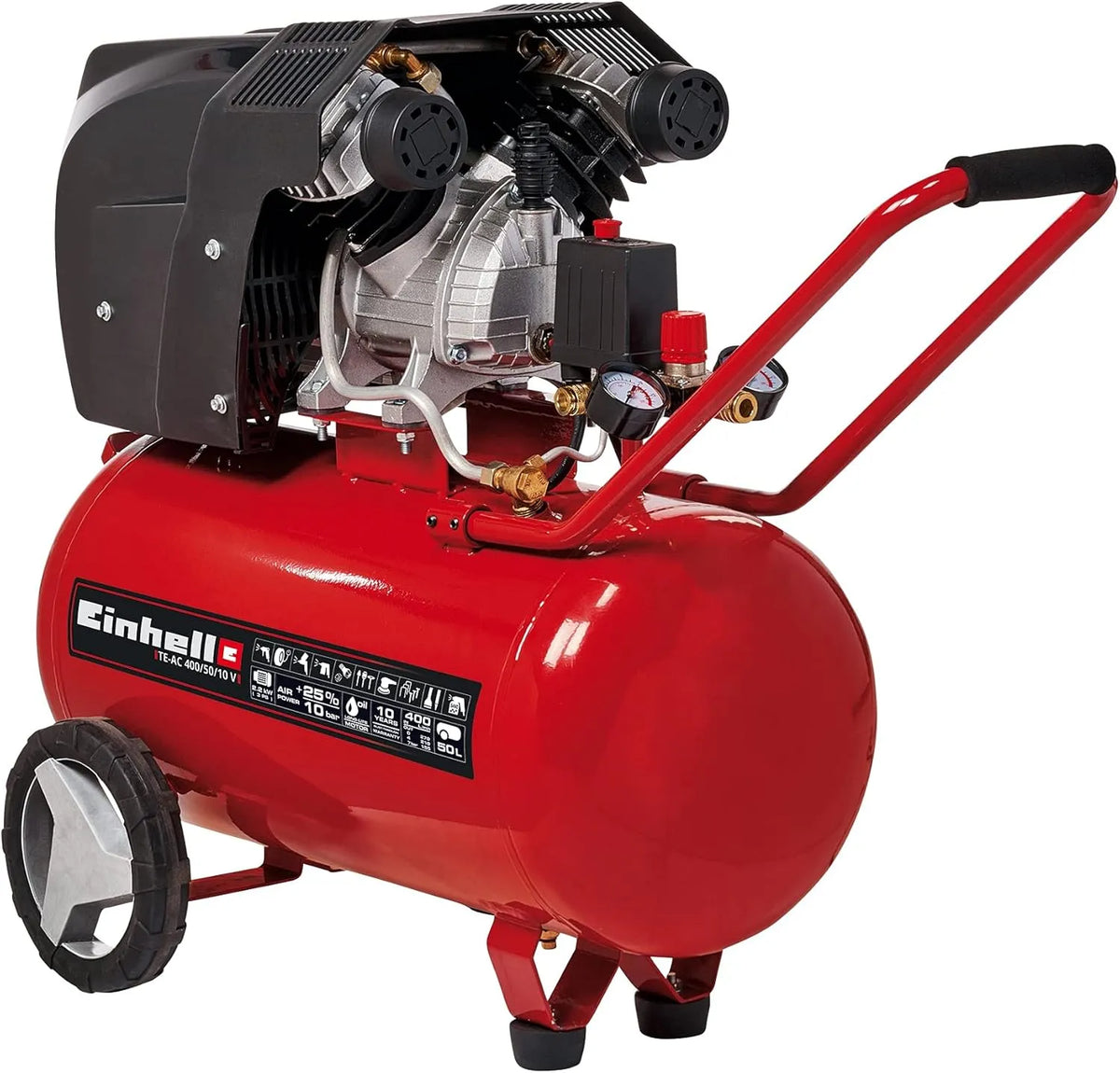 Einhell AC 400 Compresseur d'air ¨C TE-AC, 10 V, 50 L, 10bar, 400 l
