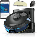 Aspirateur Robot 2-en-1 Shark avec Station Auto-Vidage, Technologie LiDAR, Nettoyage Efficace pour Tous Sols et Poils, Connectivit¨¦ WiFi, Noir