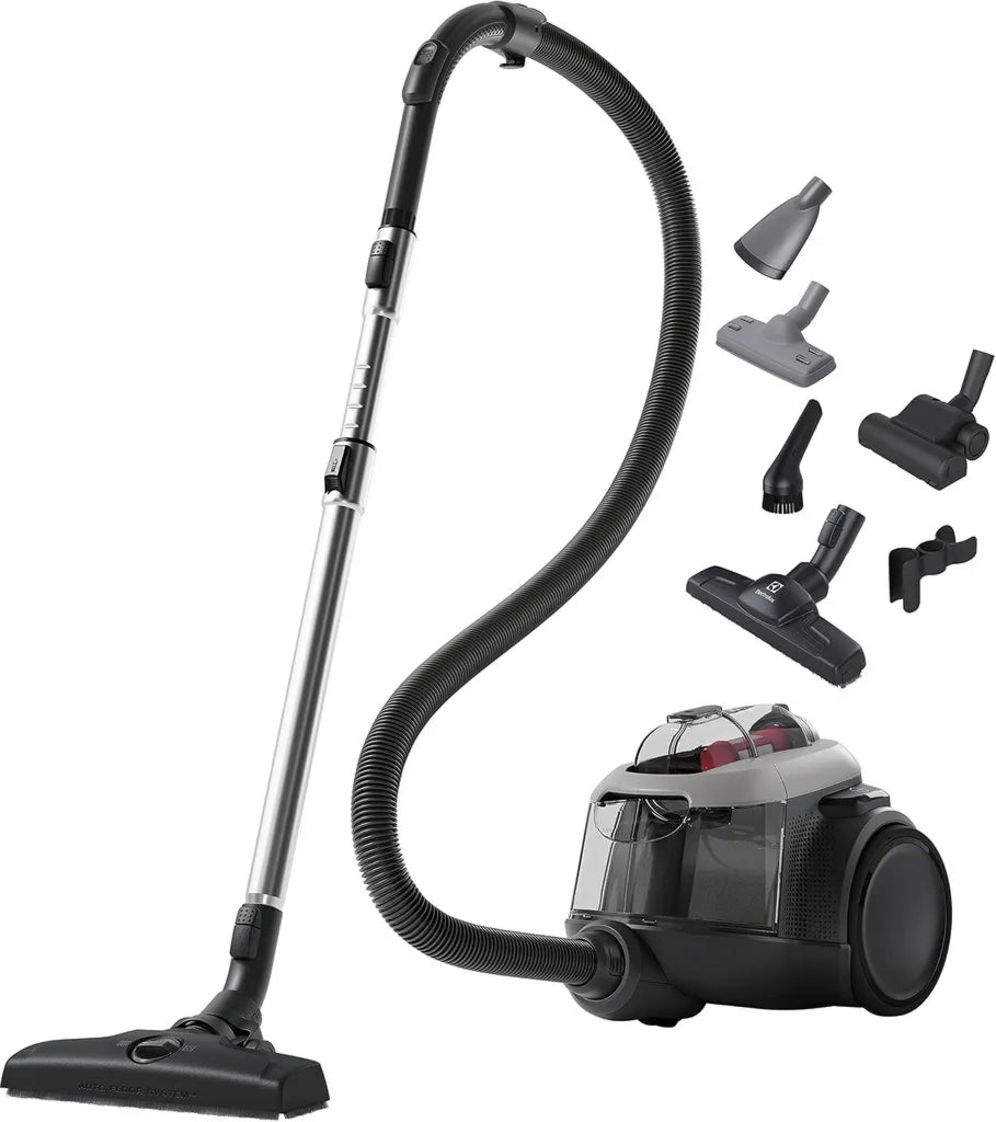 Aspirateur sans Sac Electrolux Animal 600 avec Accessoires pour Poils d'Animaux, Filtration Avanc¨¦e ¨¤ 6 Niveaux, Compact et Cyclonique, Gris