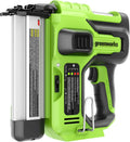 Greenworks Cloueur-agrafeur et cloueuse ¨¦lectrique, sans fil, moteur sans balais, 24 V