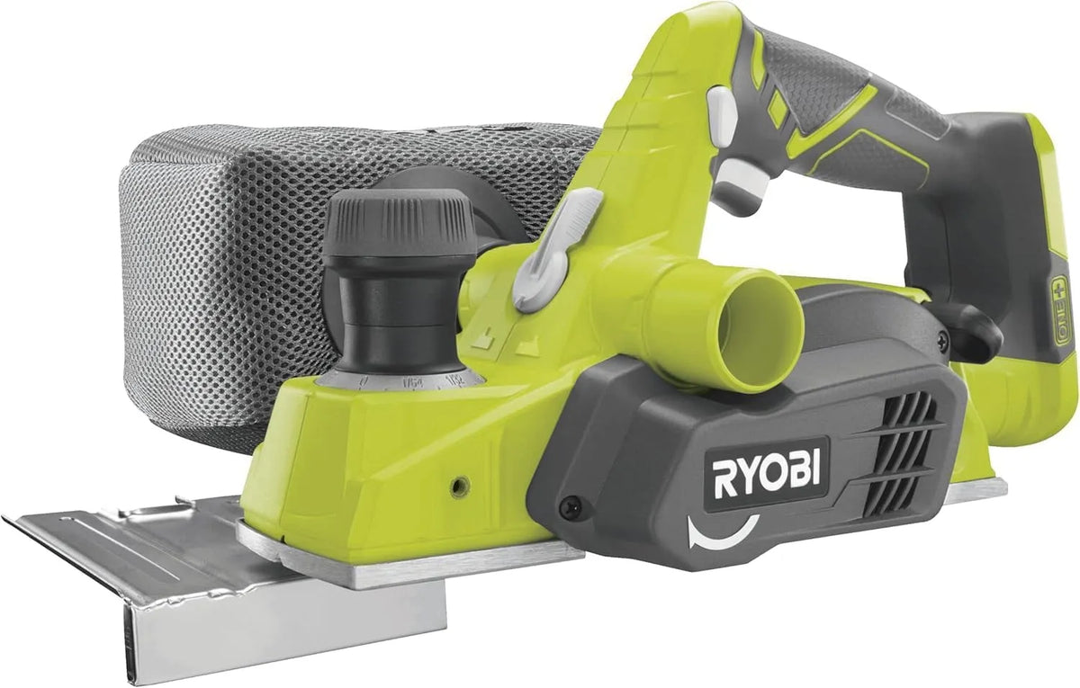 Ryobi 18V R18PL-0 Rabot ¨¦lectrique pour dresser les planches et ajuster pr¨¦cis¨¦ment les chants 18V 82mm One+ sans batterie ni chargeur R18PL-0