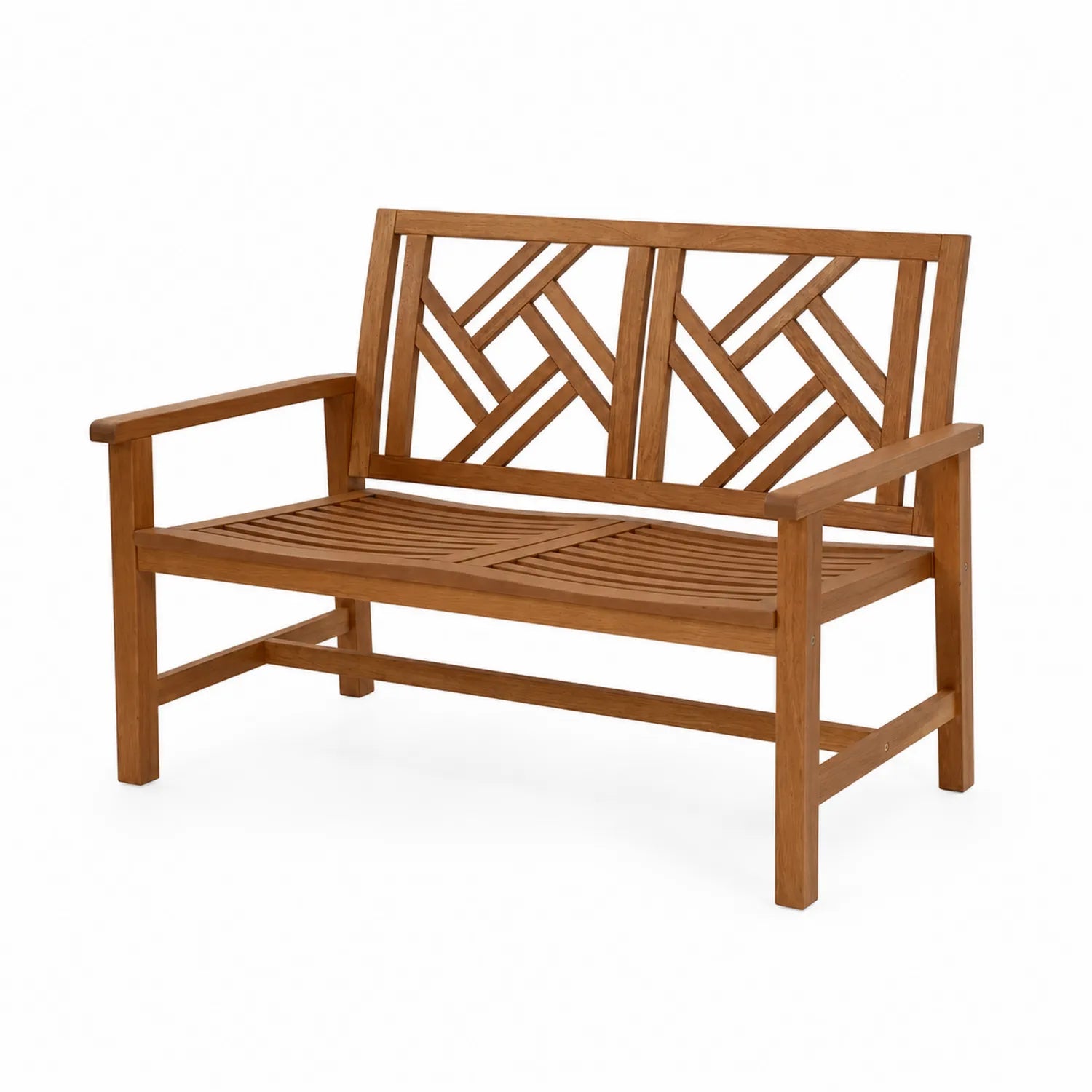 Banc d'extérieur en bois d'acacia 120 cm Marron